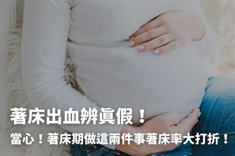 著床位置|著床出血還是月經？一次搞懂著床時間、著床症狀！